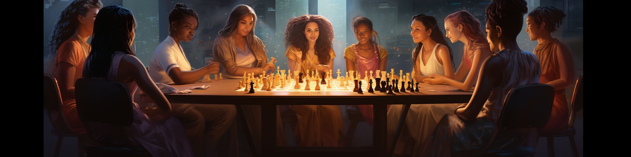 Les femmes participant aux tournois internationaux d'échecs