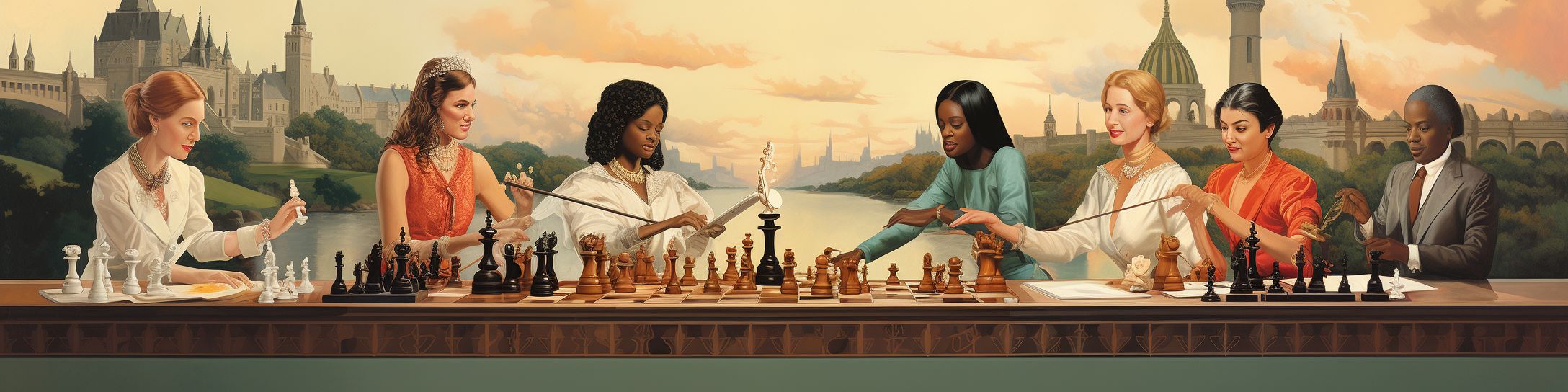 L'historique des dames dans les échecs